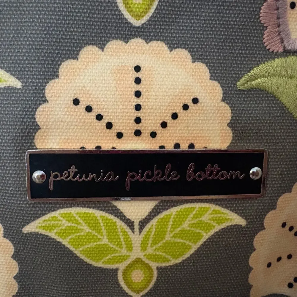 Petunia Pickle Bottom Santiago Sunset Baby Diaper Bag Tote Boho Floral Maternity
